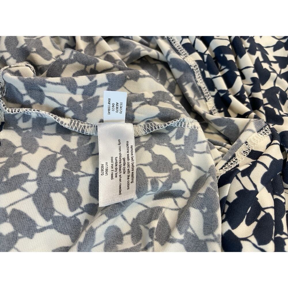 NWT Lane Bryant Floral Jersey Dress Blue And White Size 18/20 - Picture 8 of 9